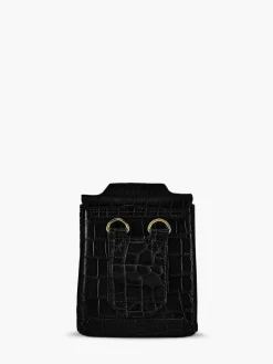 PAUL MARIUS Mini Sacs|Sacs Porté Travers|Agathe Alligator - Noir De Jais