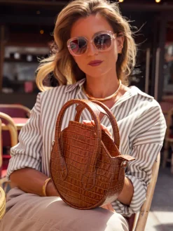 PAUL MARIUS Mini Sacs|Sacs Porté Épaule|Aline Héritage - Marron Glacé