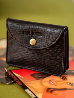 PAUL MARIUS Porte-Cartes|Porte-Monnaie|Basile 1960 - Noir De Jais