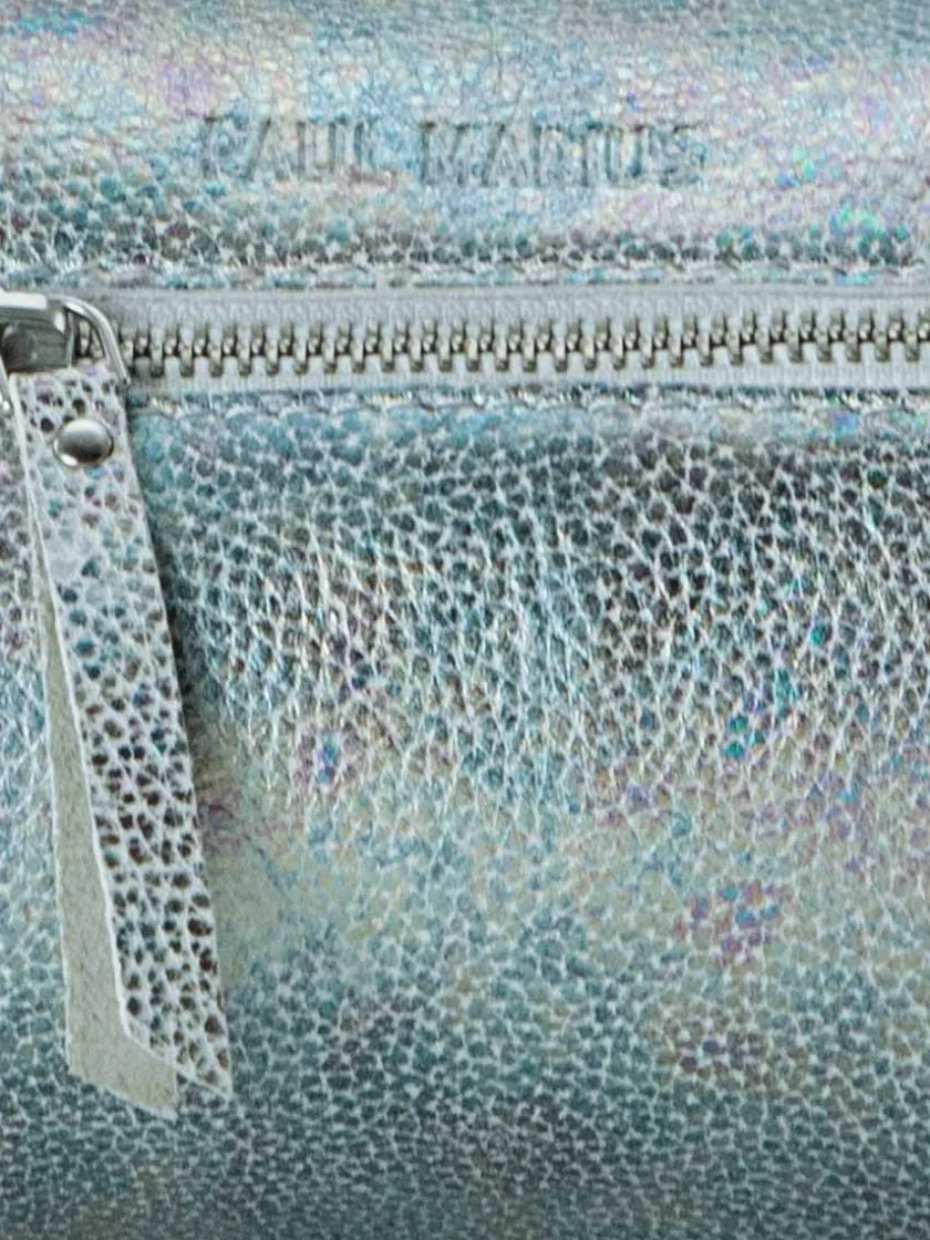 PAUL MARIUS Mini Sacs|Sacs Porté Main|Charlie Granite - Blanc / Holographique
