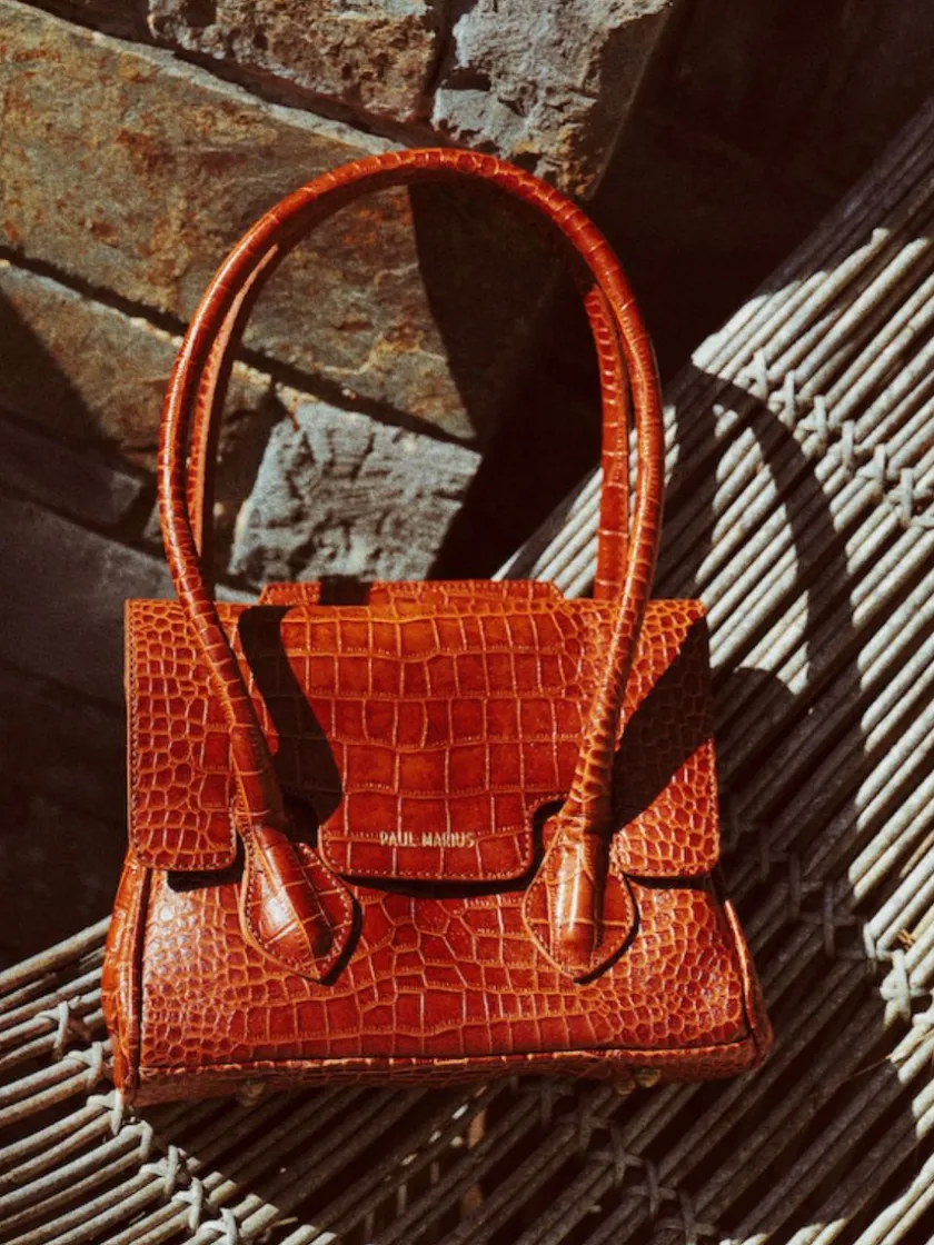 PAUL MARIUS Sacs Porté Épaule|Sacs Porté Main|Colette S Alligator Cocktail - Ambre