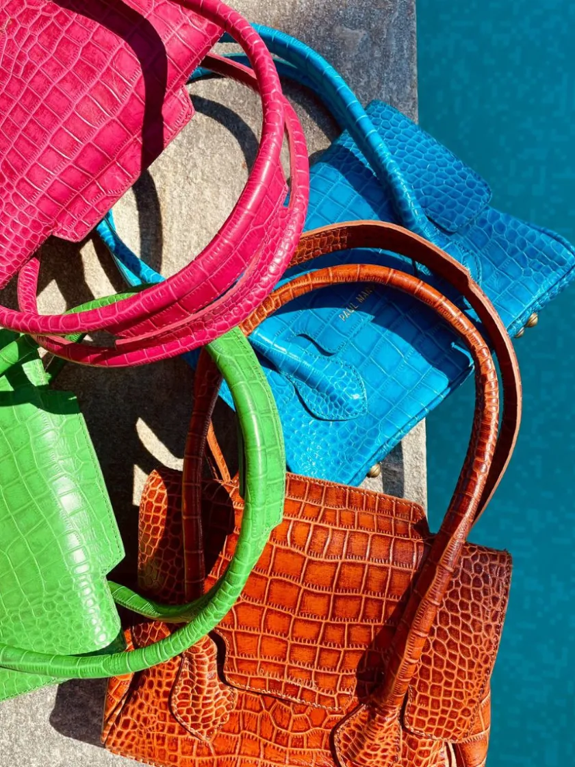 PAUL MARIUS Sacs Porté Épaule|Sacs Porté Main|Colette S Alligator Cocktail - Ambre