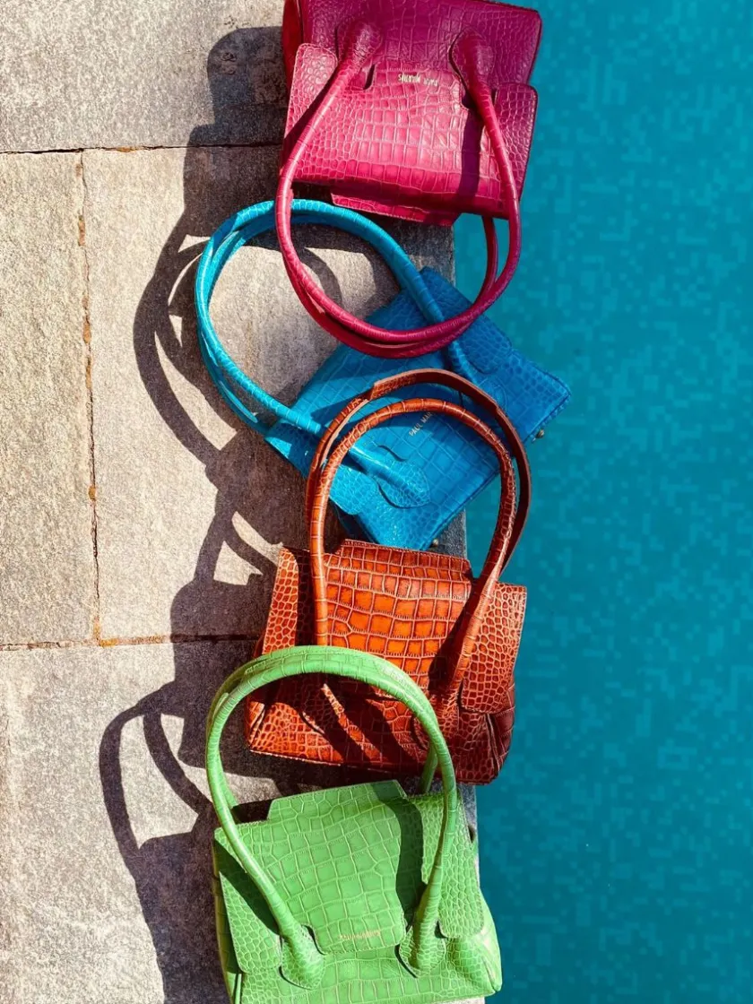 PAUL MARIUS Sacs Porté Épaule|Sacs Porté Main|Colette S Alligator Cocktail - Ambre