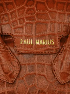 PAUL MARIUS Mini Sacs|Sacs Porté Travers|Colette XS Alligator - Ambre