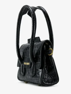 PAUL MARIUS Sacs Porté Travers|Sacs Porté Main|Colette XS Alligator - Noir De Jais