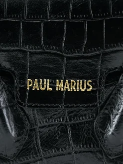 PAUL MARIUS Sacs Porté Travers|Sacs Porté Main|Colette XS Alligator - Noir De Jais