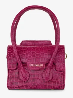 PAUL MARIUS Mini Sacs|Sacs Porté Main|Colette XS Alligator - Tourmaline