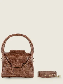 PAUL MARIUS Sacs Porté Main|Mini Sacs|Colette XS Héritage - Marron Glacé