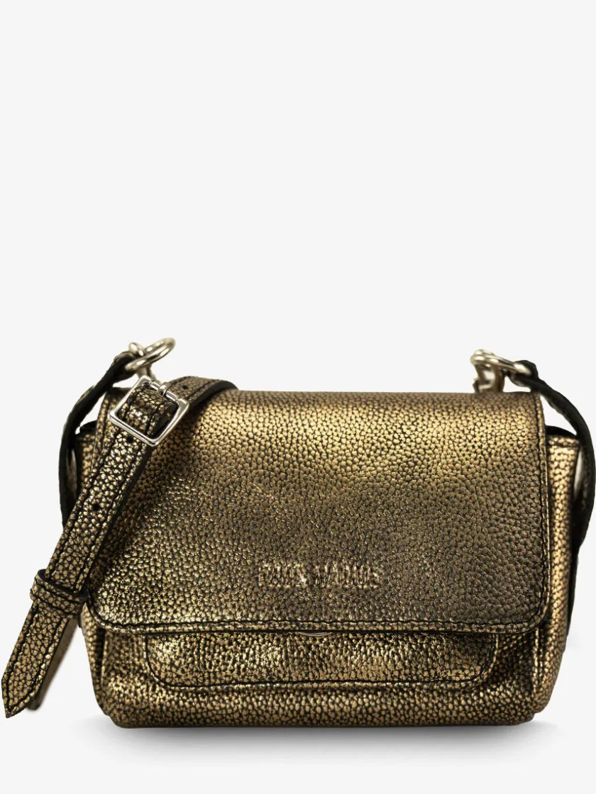 PAUL MARIUS Mini Sacs|Diane XS Granite - Noir / Doré