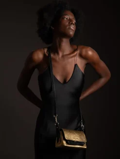 PAUL MARIUS Mini Sacs|Diane XS - Or Noir