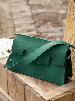 PAUL MARIUS Sacs Porté Épaule|Gabrielle Azur - Vert Impérial