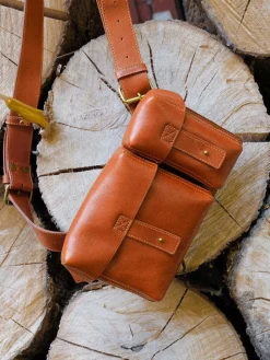 PAUL MARIUS Sacs Porté Travers|LaCartouchière - Cognac Huilé