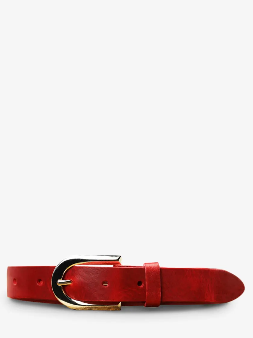 PAUL MARIUS Ceintures|Ceintures|LaCeinture Magnifique - 20mm - Rouge Carmin