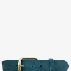 PAUL MARIUS Ceintures|Ceintures|LaCeinture Magnifique Nubuck - 40mm - Bleu Piscine