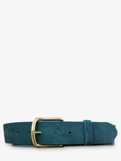 PAUL MARIUS Ceintures|Ceintures|LaCeinture Magnifique Nubuck - 40mm - Bleu Piscine