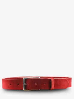 PAUL MARIUS Ceintures|Ceintures|LaCeinture Magnifique Nubuck - 30mm - Rouge Carmin