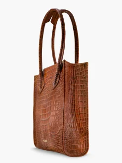 PAUL MARIUS Sacs Porté Épaule|LaFlâneuse Alligator - Ambre