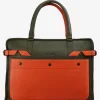 PAUL MARIUS Cartables Et Porte-Documents|Cartables Et Porte-Documents|L'Ambitieux - Kaki / Orange