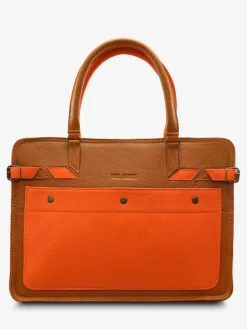 PAUL MARIUS Cartables Et Porte-Documents|Cartables Et Porte-Documents|L'Ambitieux - Naturel / Orange