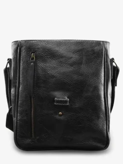 PAUL MARIUS Mini Sacs|Sacs Porté Travers|L'Aventurier - Noir Huilé