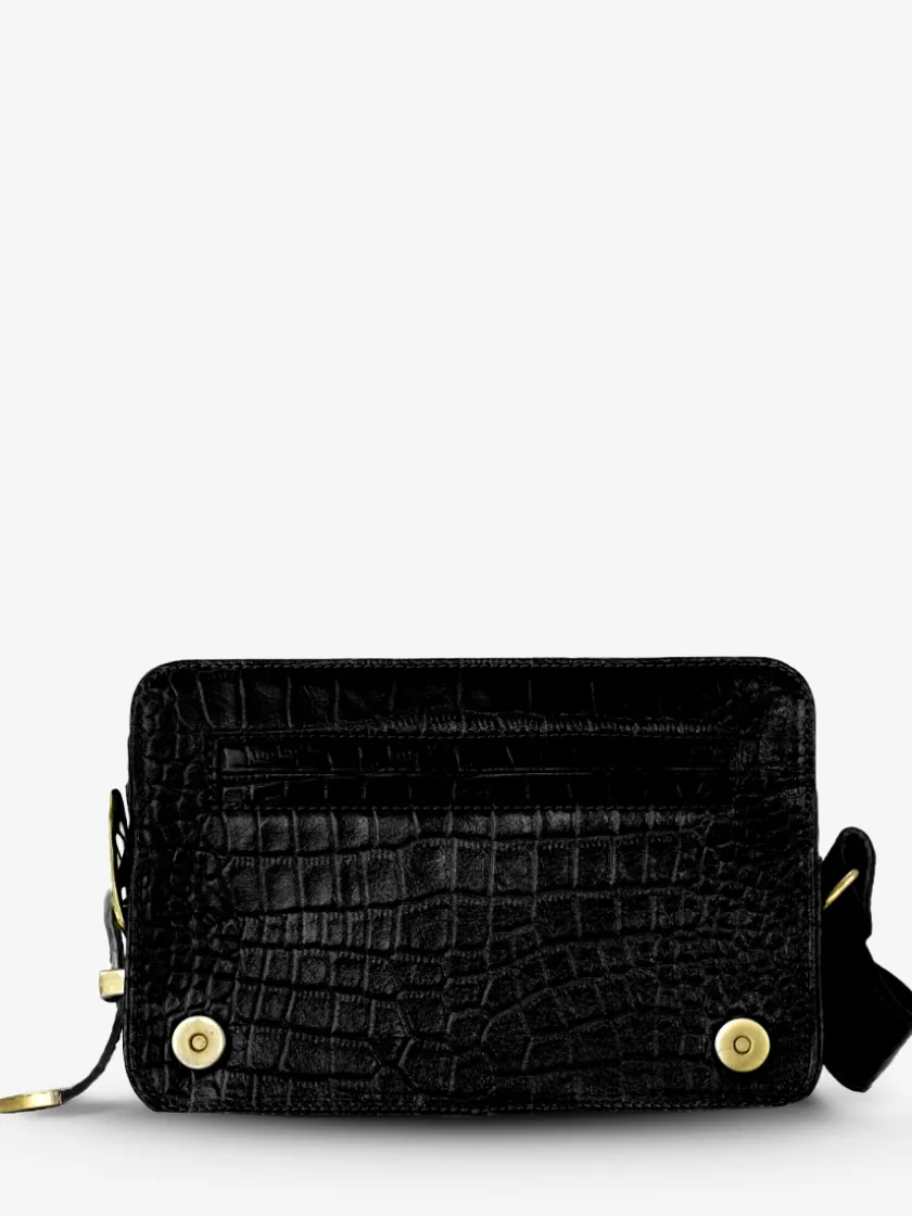 PAUL MARIUS Sacs Porté Épaule|LeBaguette Alligator - Noir De Jais
