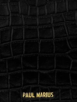 PAUL MARIUS Sacs Porté Épaule|LeBaguette Alligator - Noir De Jais