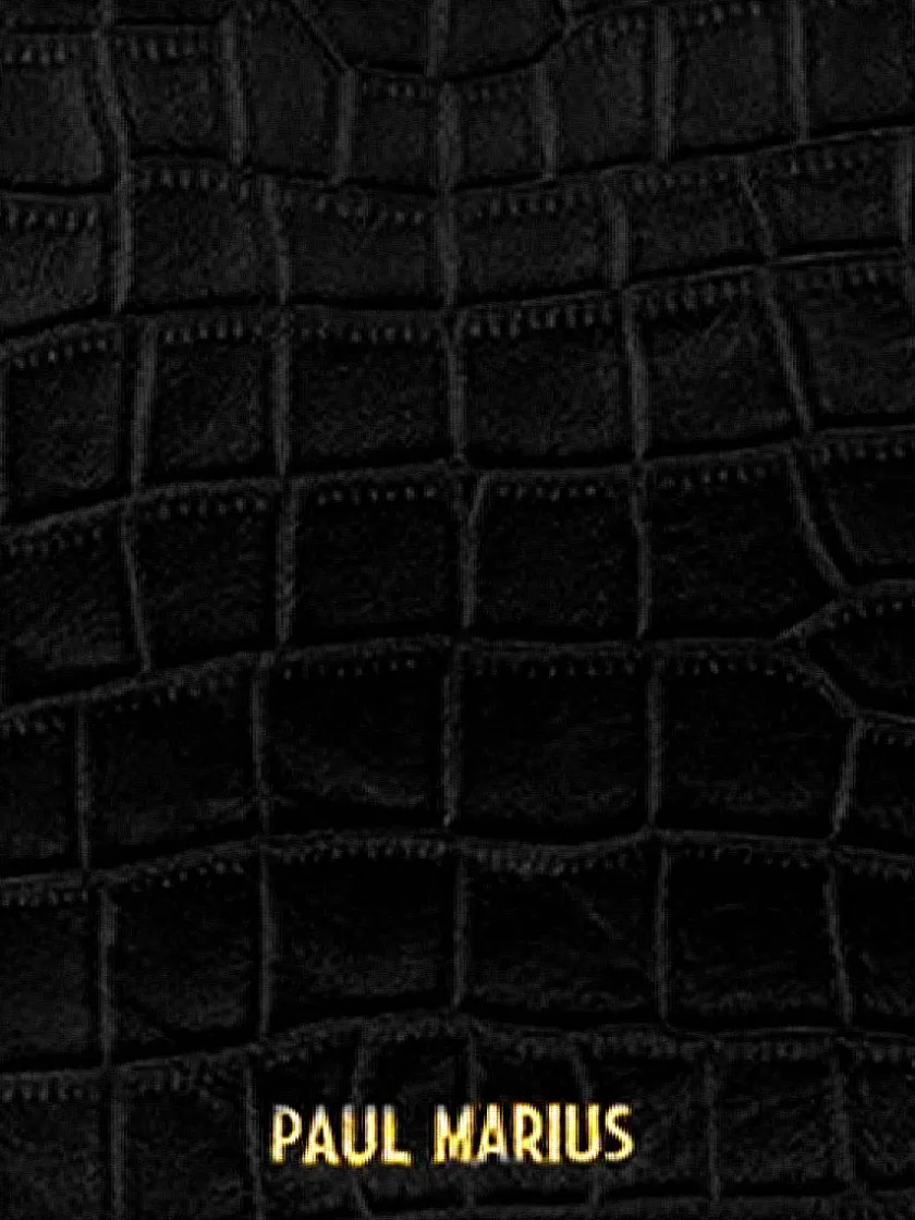 PAUL MARIUS Sacs Porté Épaule|LeBaguette Alligator - Noir De Jais