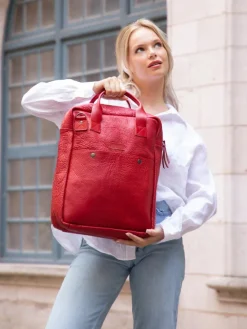 PAUL MARIUS Cartables Et Porte-Documents|LeCabas De Marius - Rouge Carmin