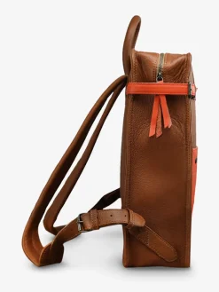 PAUL MARIUS Sacs À Dos|Cartables Et Porte-Documents|LeCitadin - Naturel / Orange