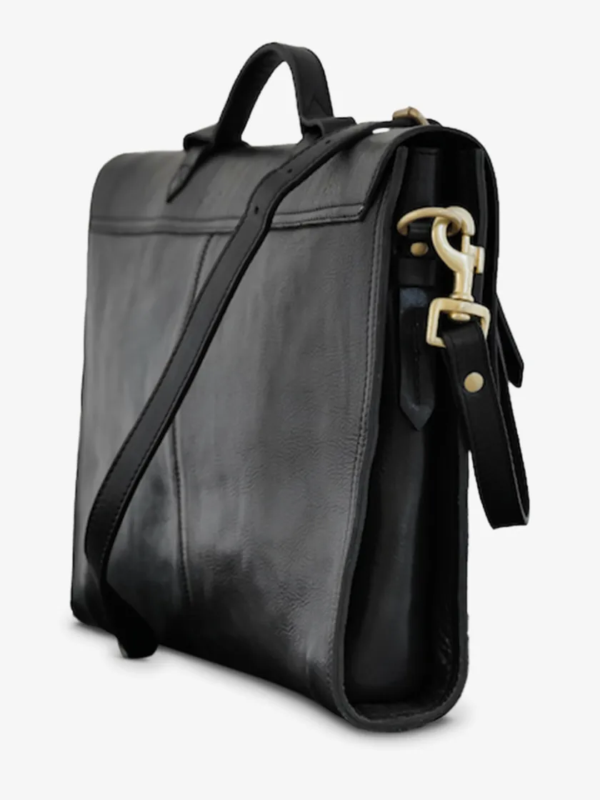 PAUL MARIUS Cartables Et Porte-Documents|Cartables Et Porte-Documents|LeColporteur - Noir Huilé