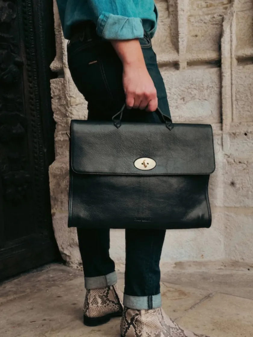 PAUL MARIUS Cartables Et Porte-Documents|Cartables Et Porte-Documents|LeColporteur - Noir Huilé