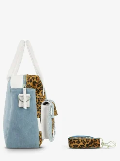 PAUL MARIUS Cartables Et Porte-Documents|Sacs Porté Épaule|LeDandy Chimère - Denim / Blanc