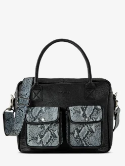 PAUL MARIUS Cartables Et Porte-Documents|Sacs Porté Épaule|LeDandy Python - Noir