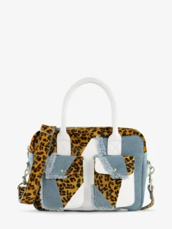 PAUL MARIUS Mini Sacs|Sacs Porté Main|LeDandy S Chimère - Denim / Blanc