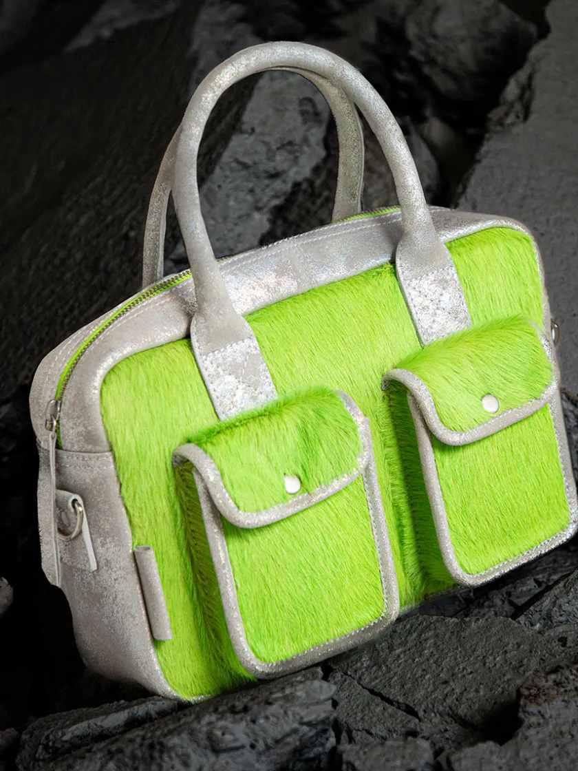 PAUL MARIUS Sacs Porté Main|Mini Sacs|LeDandy S Créature - Vert Acide