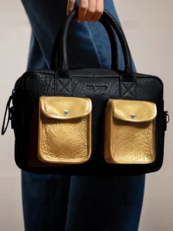 PAUL MARIUS Mini Sacs|Sacs Porté Main|LeDandy S - Noir / Doré