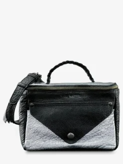 PAUL MARIUS Mini Sacs|Sacs Porté Travers|LeGavroche Réédition - Argenté / Noir