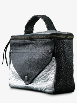 PAUL MARIUS Mini Sacs|Sacs Porté Travers|LeGavroche Réédition - Argenté / Noir
