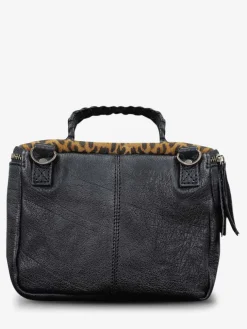 PAUL MARIUS Mini Sacs|Sacs Porté Travers|LeGavroche Réédition Léopard - Noir