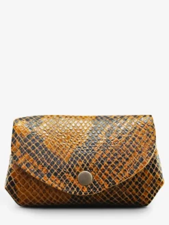 PAUL MARIUS Porte-Monnaie|LeGustave Python - Safran