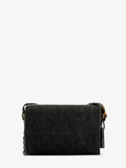 PAUL MARIUS Mini Sacs|Sacs Porté Travers|LeMini Indispensable Chimère - Denim / Noir