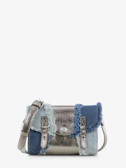 PAUL MARIUS Mini Sacs|Sacs Porté Travers|LeMini Indispensable - Denim / Acier