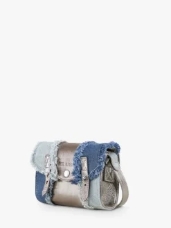 PAUL MARIUS Mini Sacs|Sacs Porté Travers|LeMini Indispensable - Denim / Acier
