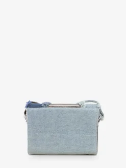 PAUL MARIUS Mini Sacs|Sacs Porté Travers|LeMini Indispensable - Denim / Acier