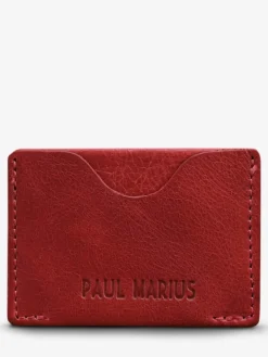 PAUL MARIUS Porte-Cartes|LePorte-cartes GABIN - Rouge
