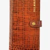 PAUL MARIUS Portefeuilles|LePortefeuille Charlotte N°2 Alligator Cocktail - Ambre