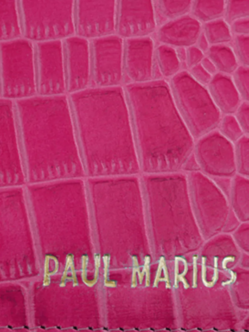 PAUL MARIUS Portefeuilles|LePortefeuille Charlotte N°2 Alligator Cocktail - Tourmaline