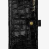 PAUL MARIUS Portefeuilles|LePortefeuille Charlotte N°2 Alligator - Noir De Jais