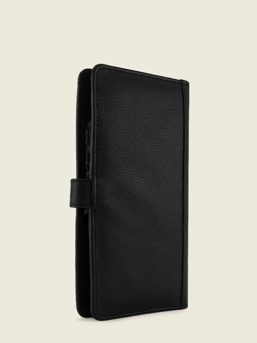 PAUL MARIUS Portefeuilles|LePortefeuille Charlotte N°2 Art Déco - Noir