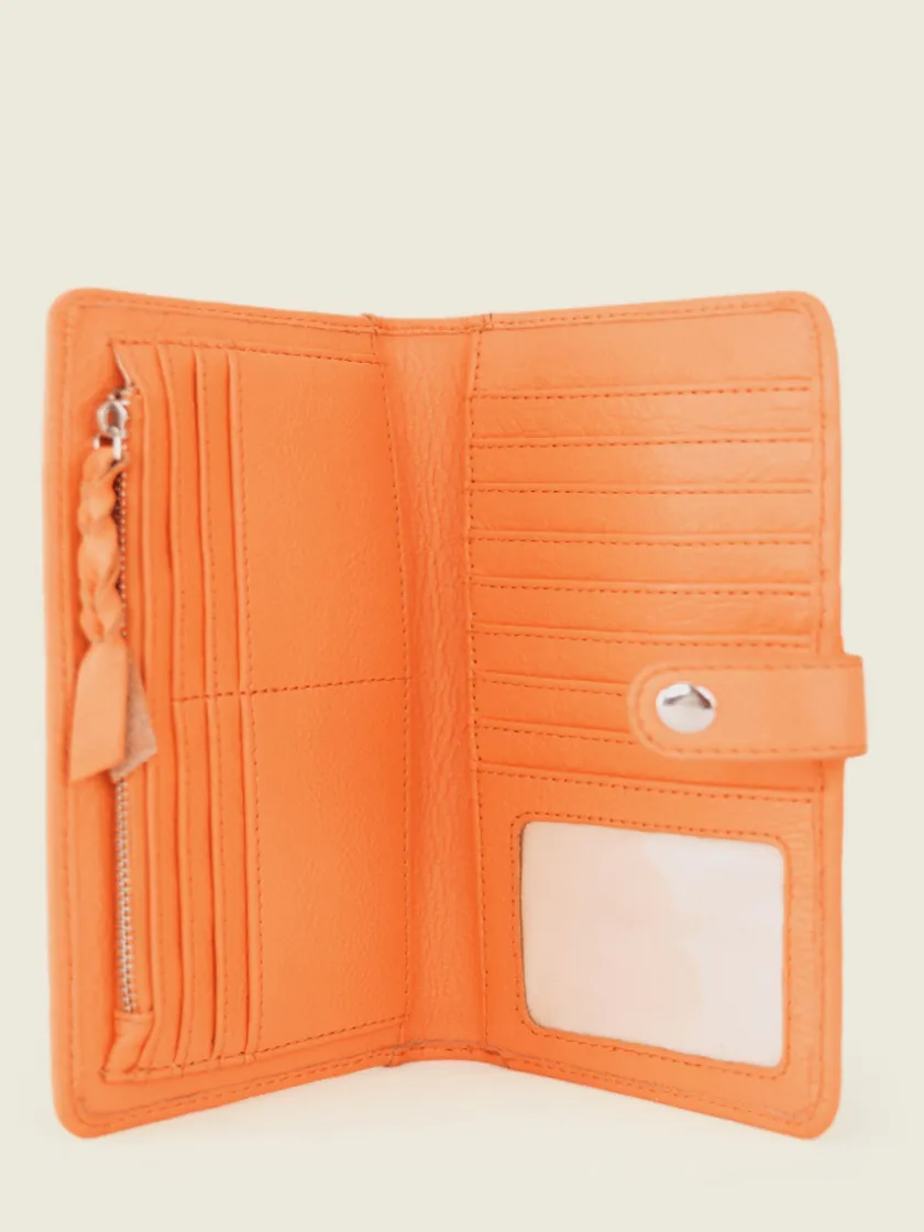 PAUL MARIUS Portefeuilles|LePortefeuille Charlotte N°2 Pastel - Abricot